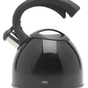 Cilio fluitketel 2,5 liter rvs zwart Favoriet