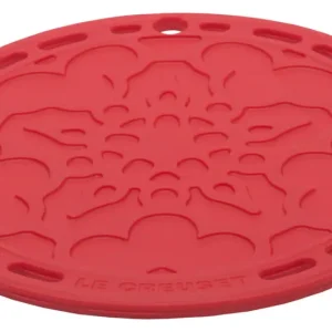 Le Creuset pannenonderzetter ø 20 cm silicone rood Lage Prijs