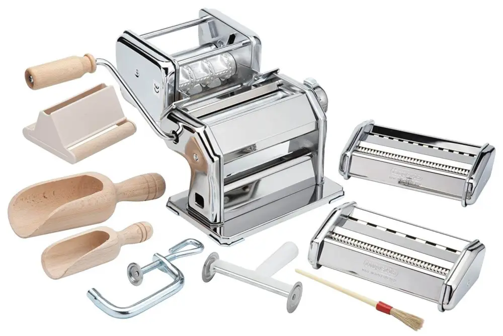 Imperia Fabbrica della Pasta pastamachine geschenkset met 3 opzetstukken Aanbieding