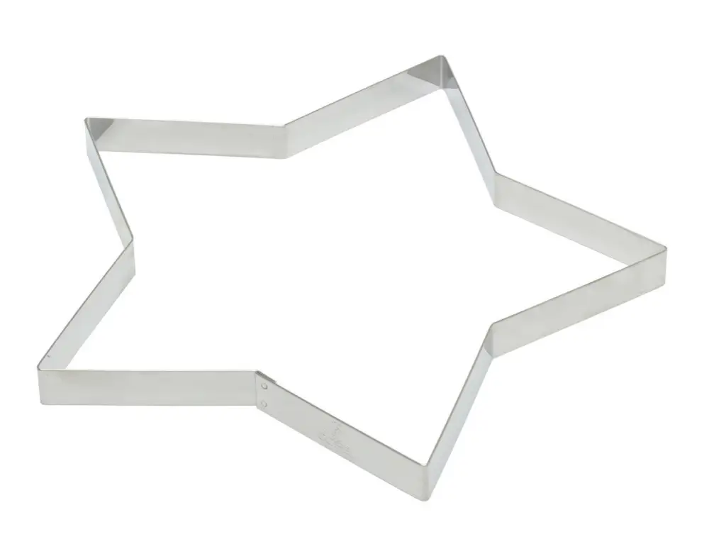 Gobel uitsteekvorm ster 21 cm rvs glans Aanbieding