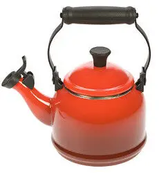 Le Creuset Demi fluitketel 1,1 liter staal kersrood Shop Nu