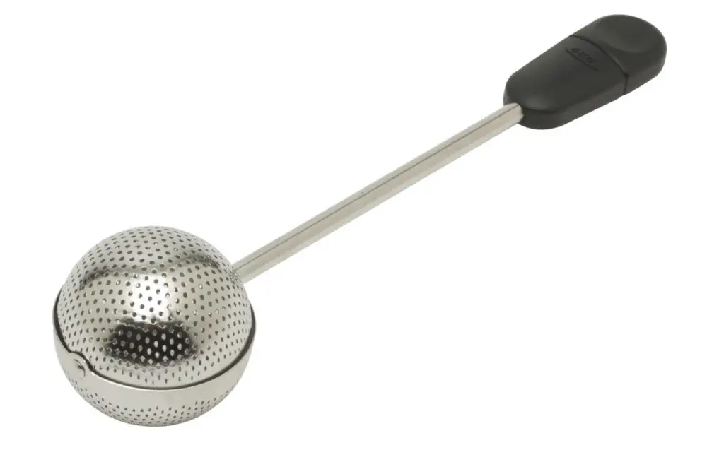 OXO Good Grips draaibare theezeef 17,5 cm rvs zwart Gratis Retour