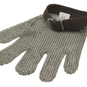 Dagaanbieding Oldenhof oesterhandschoen XXS rvs bruin