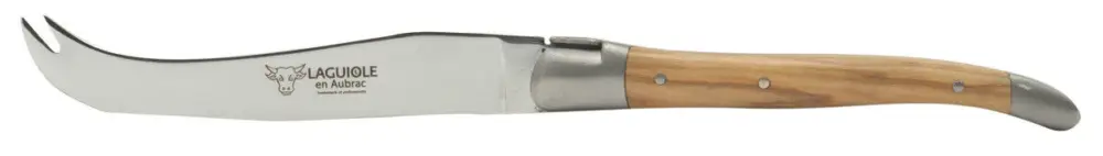 Voordeelprijs Laguiole en Aubrac kaasmes 10 cm olijfhout bruin