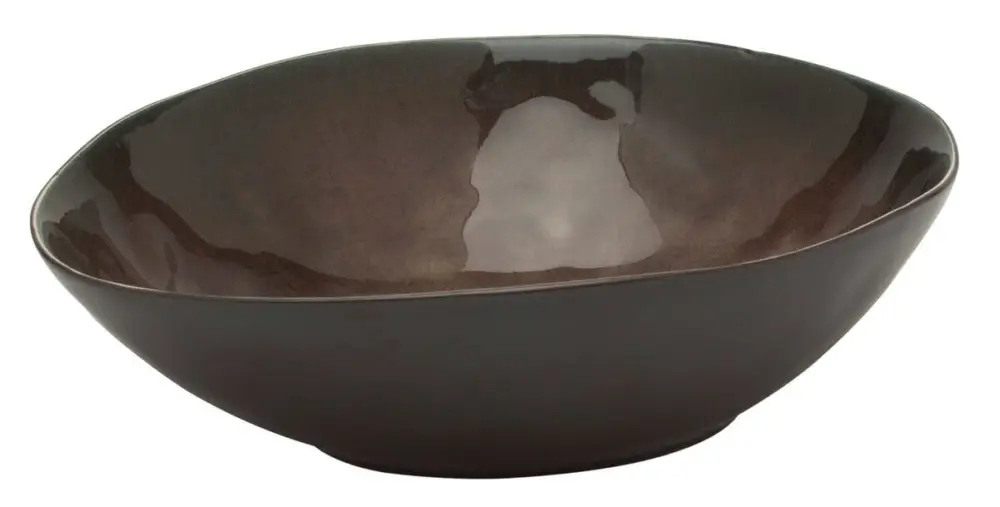 Serax Pure kom ovaal ø 20 cm keramiek bruin Shop Nu