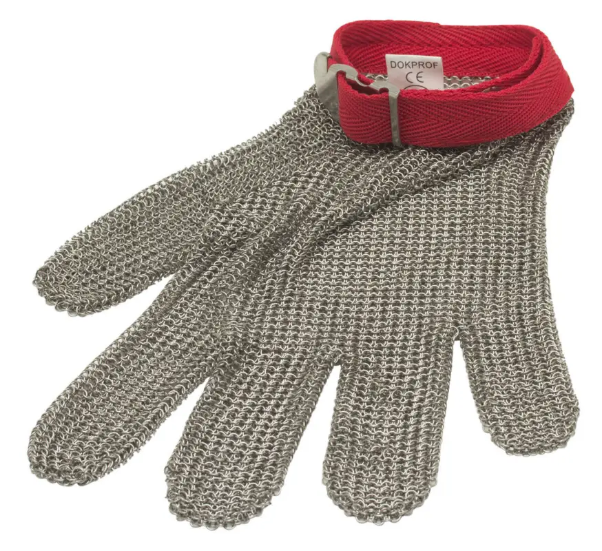 Oldenhof oesterhandschoen M rvs rood Exclusieve Aanbieding