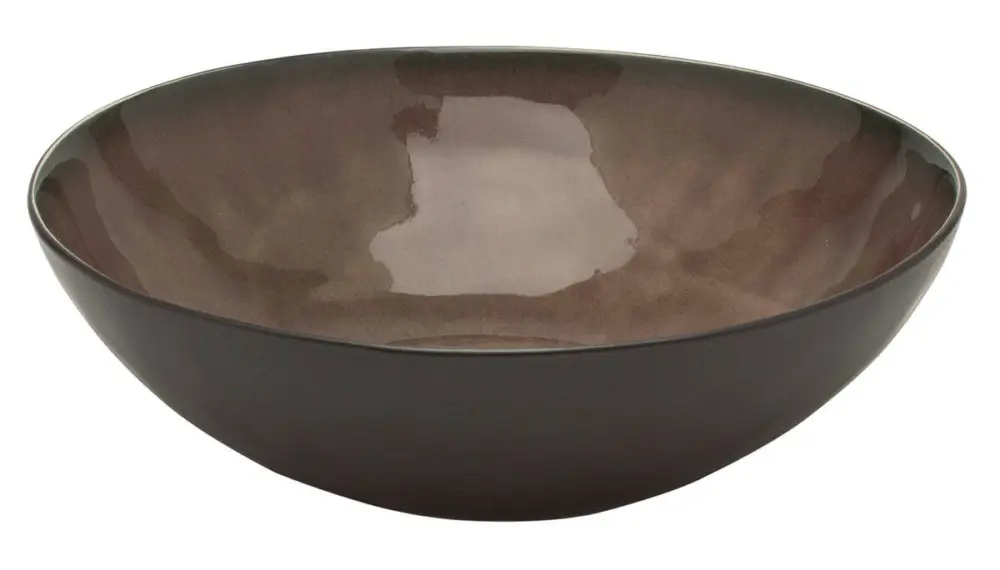 Goedkoop Serax Pure schaal rond ø 26 cm keramiek bruin