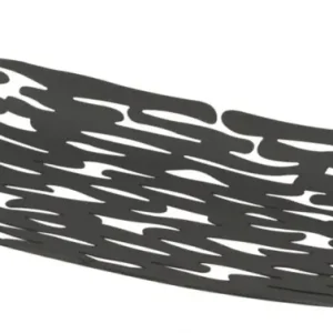Alessi Bark fruitschaal 51,5 x 19,5 cm rvs zwart Voordeelprijs