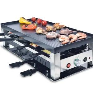 Uitverkoop Solis Table Grill 5-in-1 gourmetstel 8 persoons rvs zwart