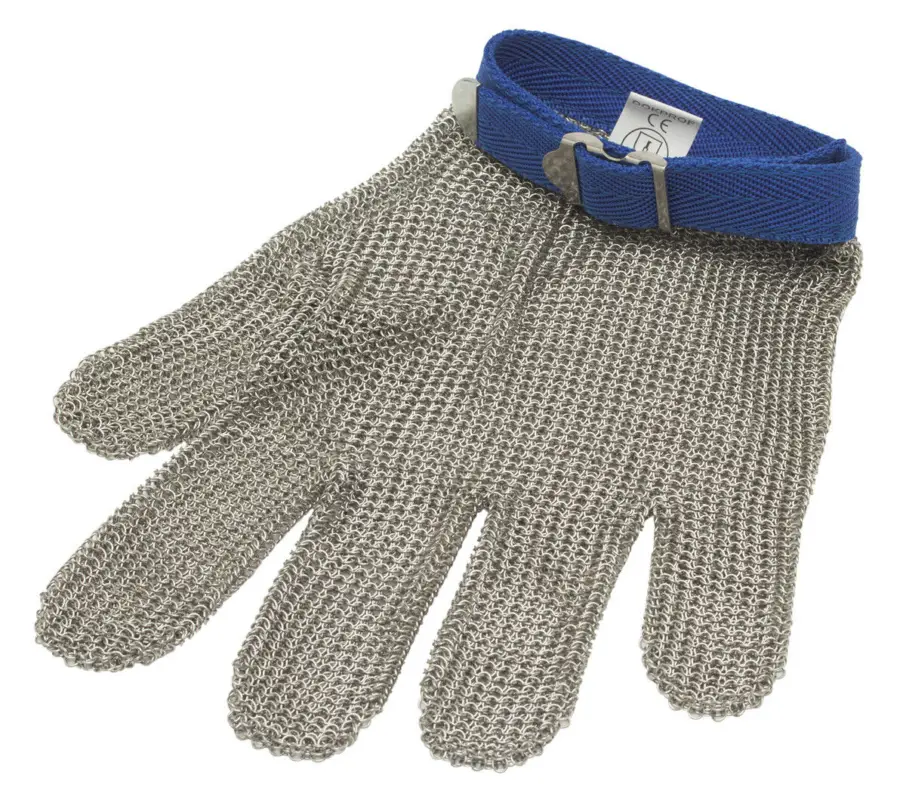Populair Oldenhof oesterhandschoen L rvs blauw