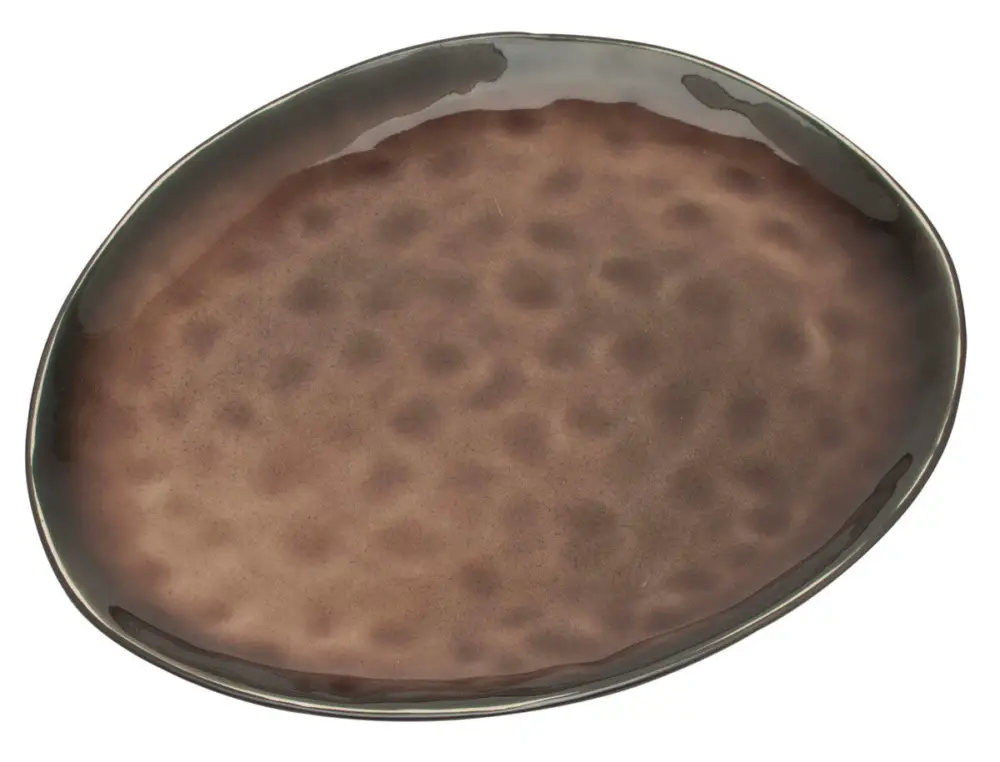 Finale Uitverkoop Serax Pure serveerbord ovaal ø 28 cm keramiek bruin