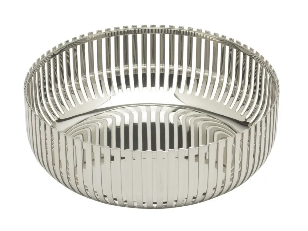 Alessi Pierre Charpin fruitschaal ø 15 cm rvs glans Populair