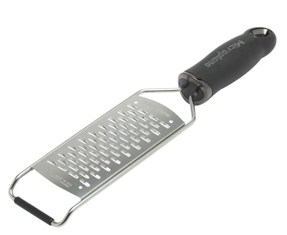 Actieprijs Microplane Gourmet rasp 'ribbon' 32 cm rvs zwart