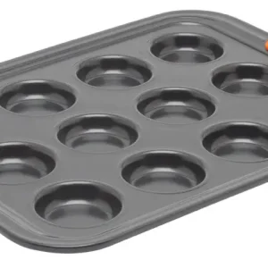 Le Creuset Pâtiliss bakvorm voor 12 mini-cakes staal zwart Bestel Nu