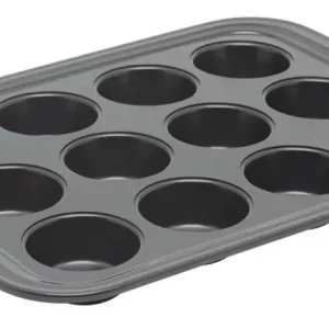 Le Creuset Pâtiliss bakvorm voor 12 muffins staal zwart Gecertificeerd