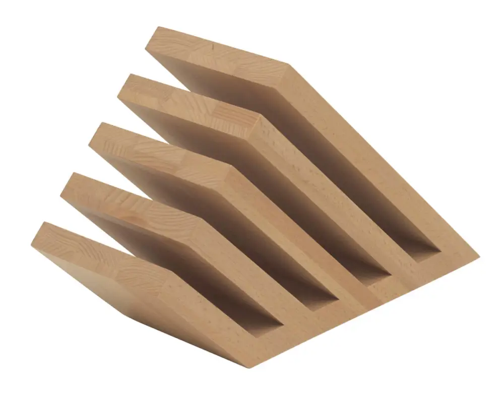 Oldenhof Venezia magnetisch messenblok 5 elementen hout blank Beperkt Aanbod