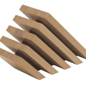 Oldenhof Venezia magnetisch messenblok voor 10 messen beukenhout naturel Finale Uitverkoop