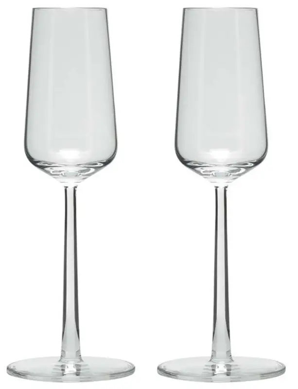 Iittala Essence champagneglas 210 ml glas transparant 2 stuks Seizoensaanbieding