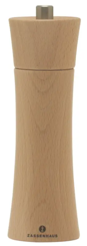 Dagaanbieding Zassenhaus Frankfurt pepermolen 18 cm hout blank