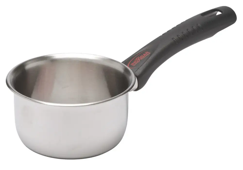 Inoxibar steelpan ø 10 cm rvs mat Populair