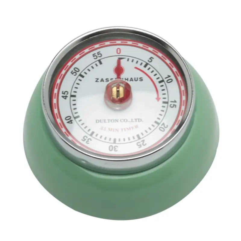 Lage Kosten Zassenhaus Timer Speed kookwekker 7 cm metaal mintgroen