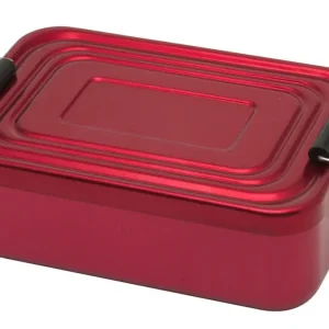 Lage Kosten Küchenprofi lunchbox 18 x 12 cm aluminium rood