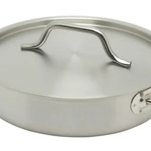 Inoxibar industriële lage braadpan ø 24 cm rvs mat Lage Prijs
