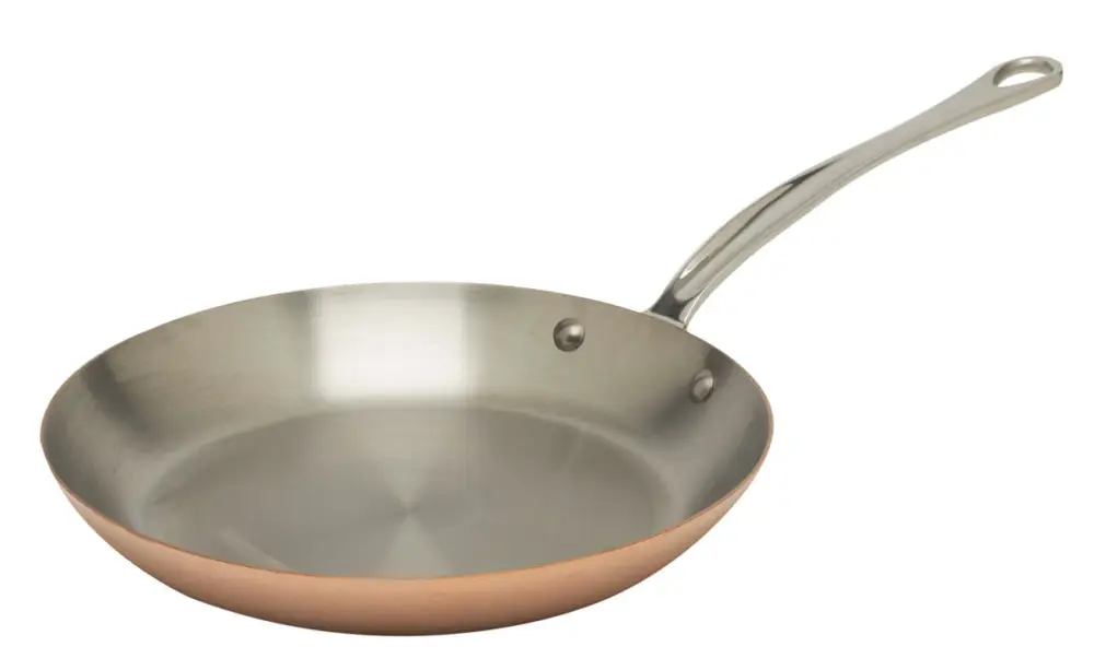 Direct Beschikbaar Mauviel M'150S koekenpan ø 26 cm koper rvs handgreep