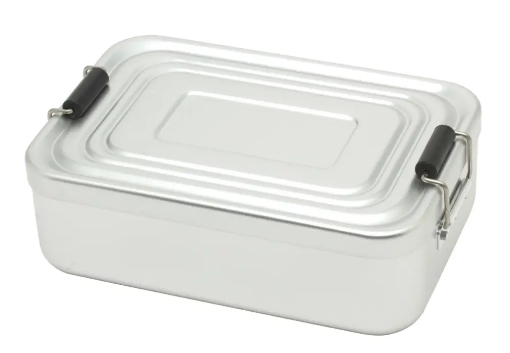 Küchenprofi lunchbox 18 x 12 cm aluminium mat Weekendaanbieding