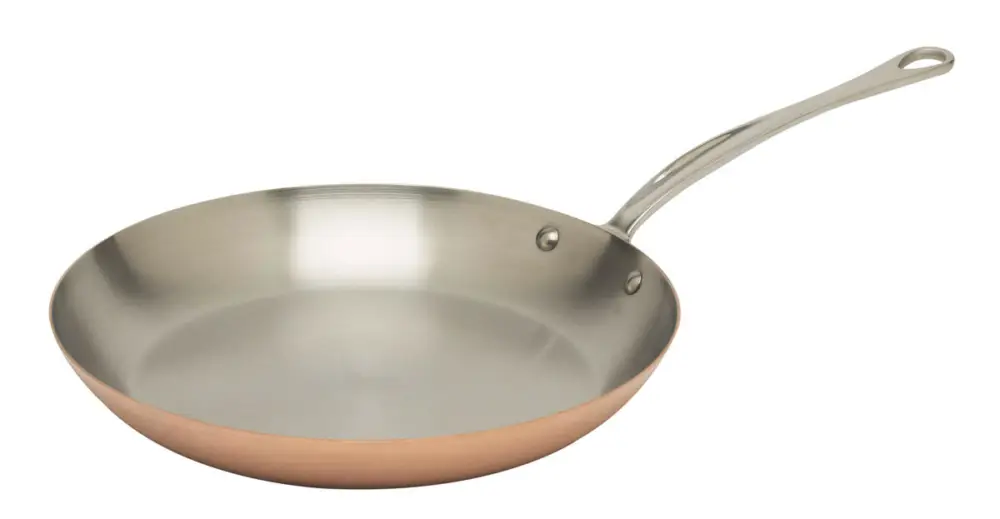 Mauviel M'150S koekenpan ø 30 cm koper rvs handgreep Uitverkoop