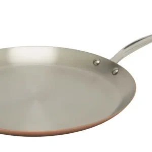 Lage Kosten Mauviel M'150S crêpepan ø 30 cm koper rvs handgreep