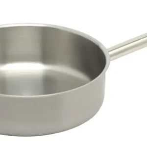 Goedkoop Inoxibar industriële diepe sauteerpan ø 24 cm rvs mat