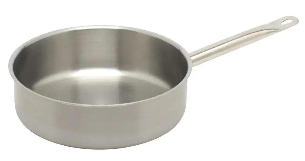 Goedkoop Inoxibar industriële diepe sauteerpan ø 24 cm rvs mat
