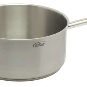 Inoxibar industriële diepe sauteerpan 28 cm rvs mat Laatste Kans