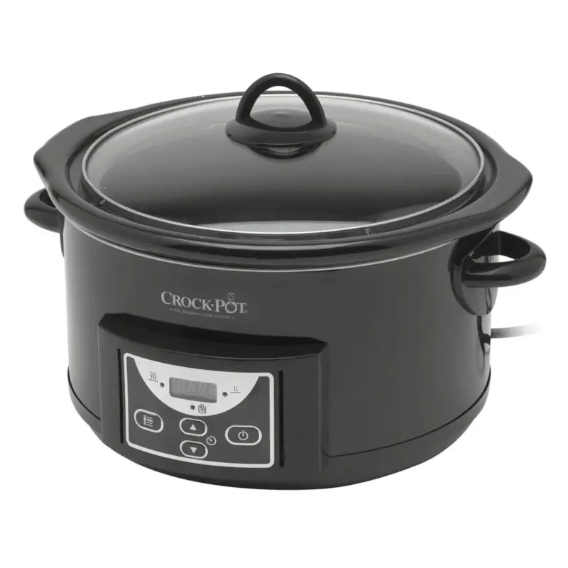 Crock-Pot CR507 digitale slowcooker 4,7 liter metaal zwart Laatste Kans