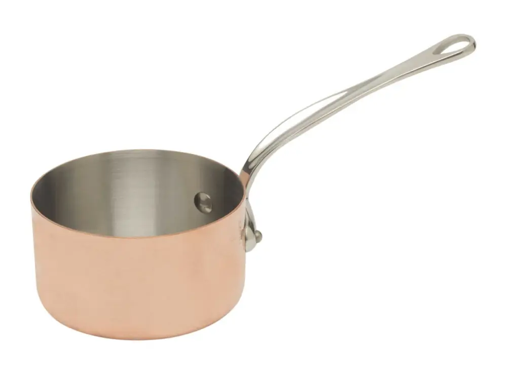 Exclusieve Aanbieding Mauviel M'150S steelpan rond ø 12 cm koper rvs handgreep