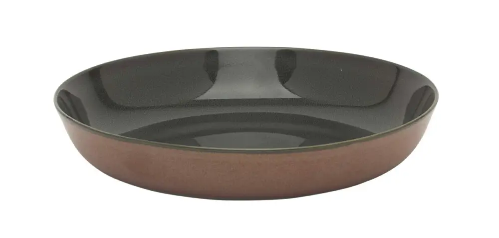 Betaalbaar Serax Terres de Rêves schaal rond ø 21 cm stoneware smokey blue - rust