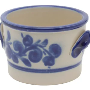 Laatste Kans Oldenhof Keulse pot met oortjes 1 liter keramiek blauw