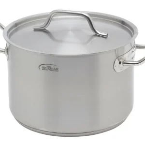 Inoxibar industriële kookpan 7,2 liter ø 24 cm rvs mat Snelle Levering