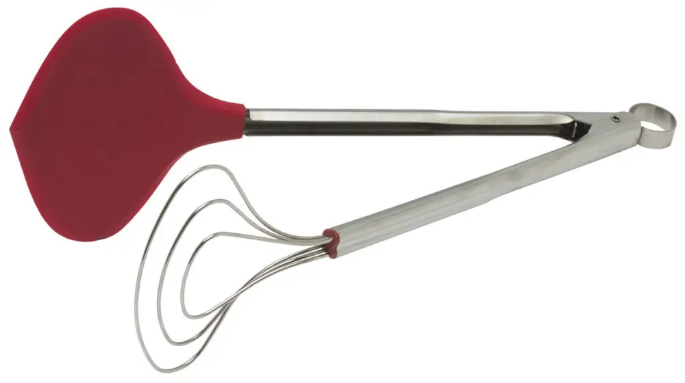 Laatste Versie Cuisipro vistang 37 cm silicone rood