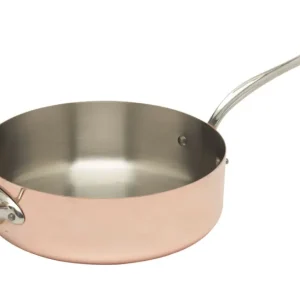 Seizoensaanbieding Mauviel M'150S sauteerpan ø 28 cm koper met rvs greep