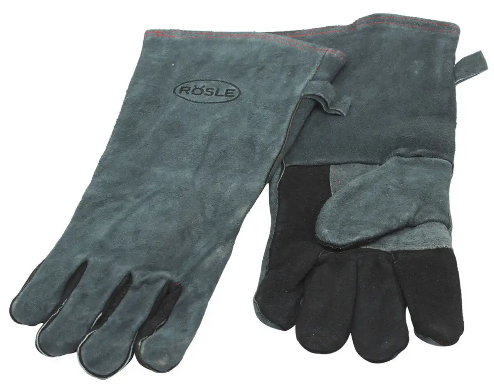 Hete Deal Rösle barbecuehandschoenen 41,5 cm leer blauw