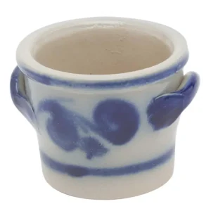 Alleen Vandaag Oldenhof Keulse pot met oortjes 50 gr keramiek blauw