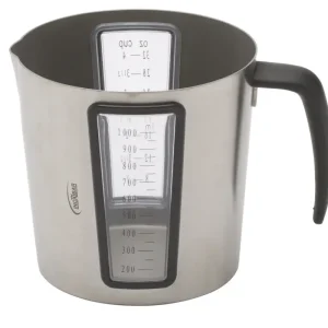 Inoxibar maatbeker 1 liter rvs Merkproduct
