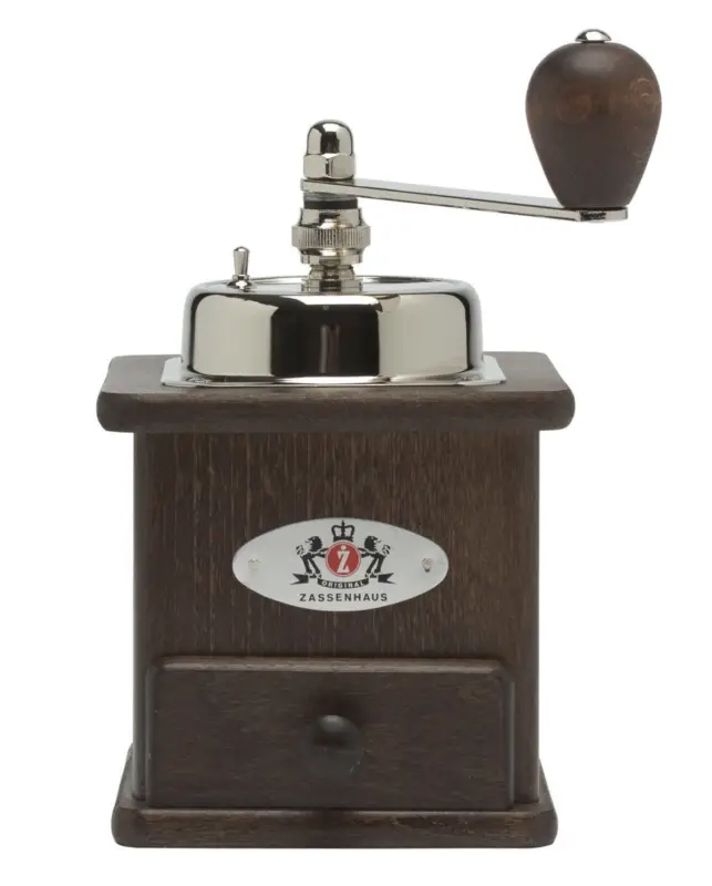 Zassenhaus Brasilia koffiemolen 12,5 x 12 cm donker beukenhout Veilige Betaling