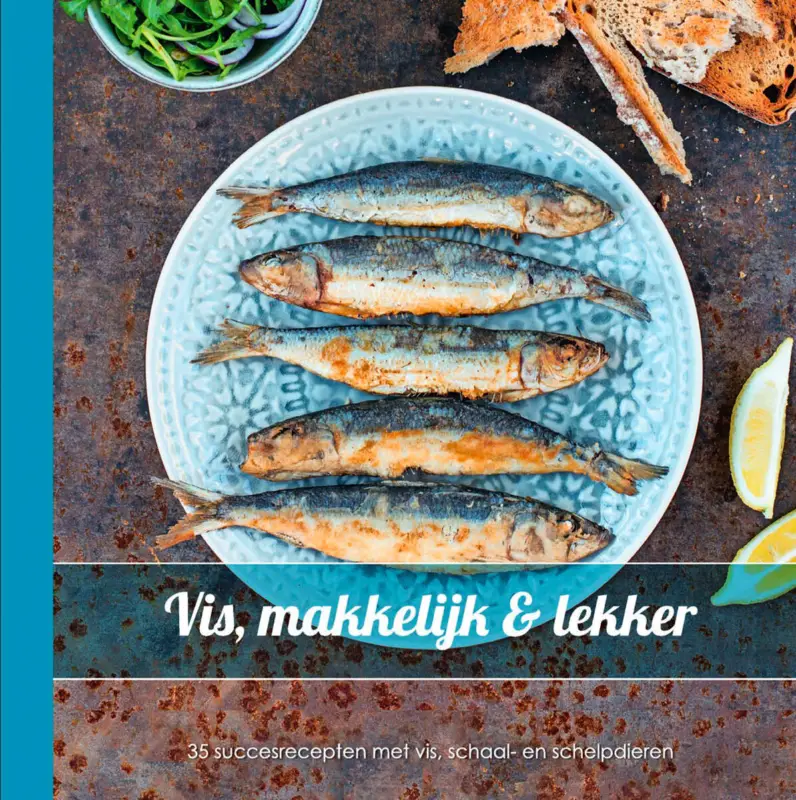 Merkproduct Vis, makkelijk & lekker : 35 succesrecepten met vis, schelp- en schaaldieren