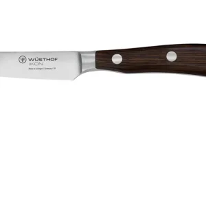 Wüsthof Ikon groentemes 8 cm messenstaal hout Hete Deal