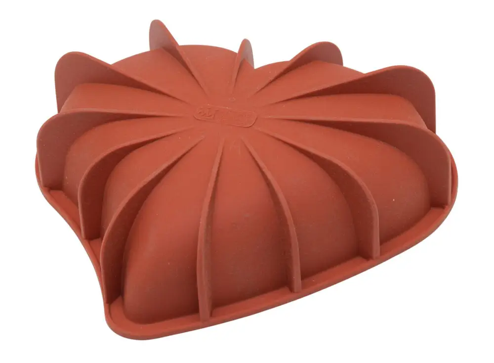 Koop Vandaag Silikomart bakvorm hart 20,5 x 18,6 cm silicone bruin