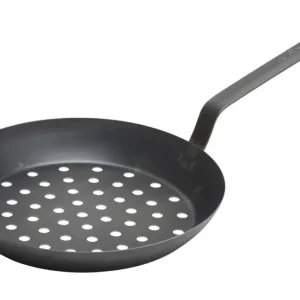 Uitverkoop De Buyer kastanjepofpan ø 28 cm staal zwart