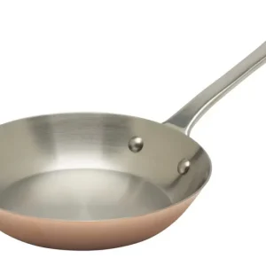 Mauviel M'minis M'150s koekenpan ø 12 cm koper met rvs steel Direct Verzonden